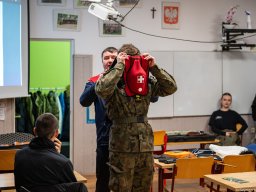 Zajęcia z edukacji obronnej i symulatorów zawodowych w Małaszewiczach